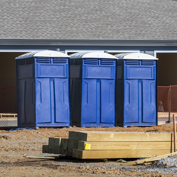 are there any restrictions on where i can place the portable restrooms during my rental period in Lorado